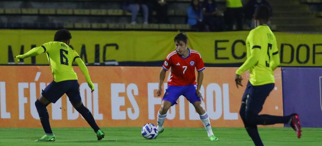 La Roja sub 17 tropezó ante Ecuador y se complicó en el hexagonal