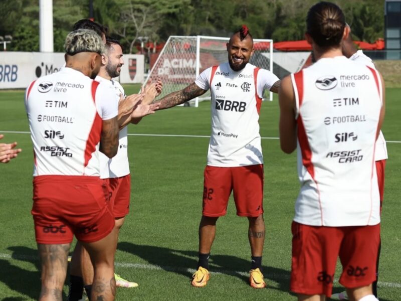 La despedida de Flamengo a Arturo Vidal
