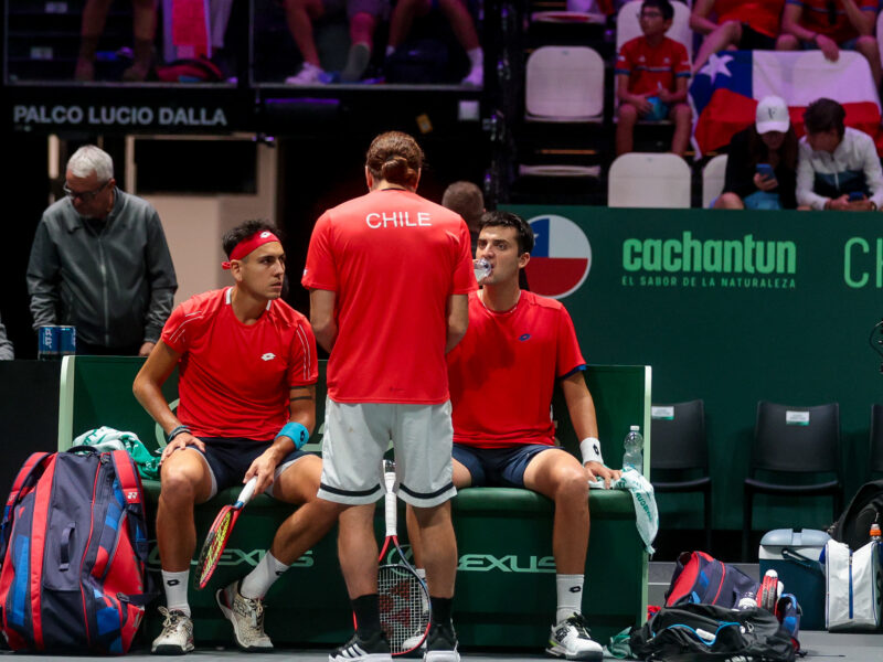 Chile sufrió dura caída ante Italia en la serie de Copa Davis 