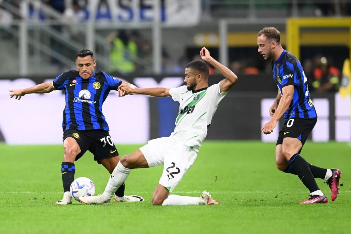Alexis sumó minutos en sorpresivo tropiezo del Inter ante Sassuolo