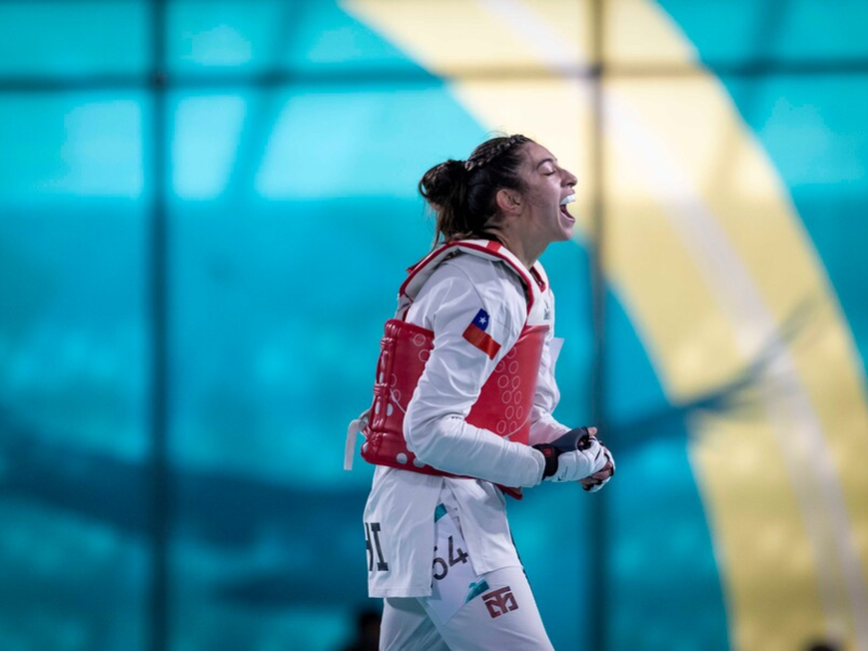 ¡Nuevo bronce para Chile! Claudia Gallardo se subió al podio en taekwondo