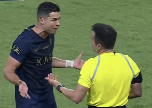 Cristiano Ronaldo protagonizó polémica con árbitro chileno Piero Maza