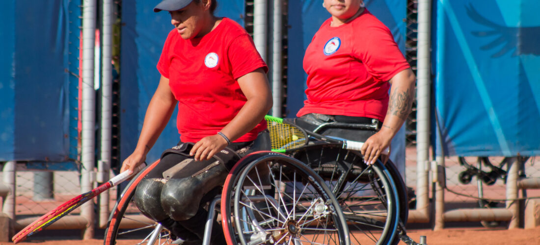 Chilenas quedaron cuartas en dobles de tenis en silla de ruedas