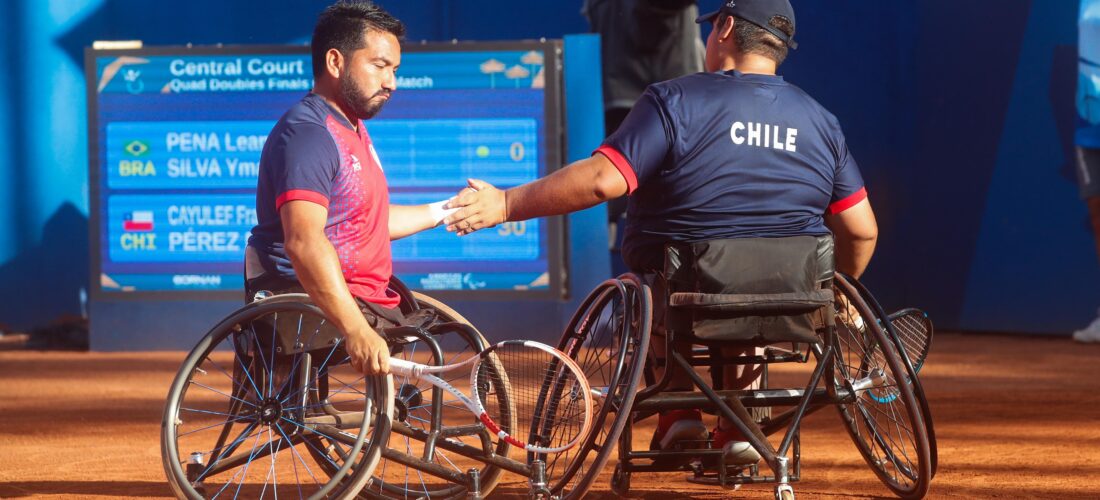 ¡Medalla de oro! Francisco Cayulef y Diego Pérez ganaron en el tenis en silla de ruedas