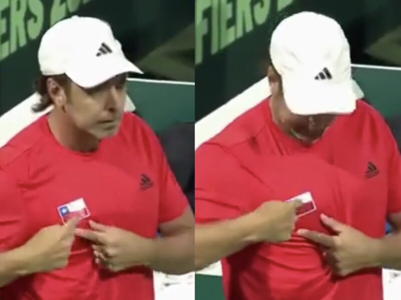 VIDEO | «En modo Copa Davis»: El gesto de Massú que se hizo viral en redes