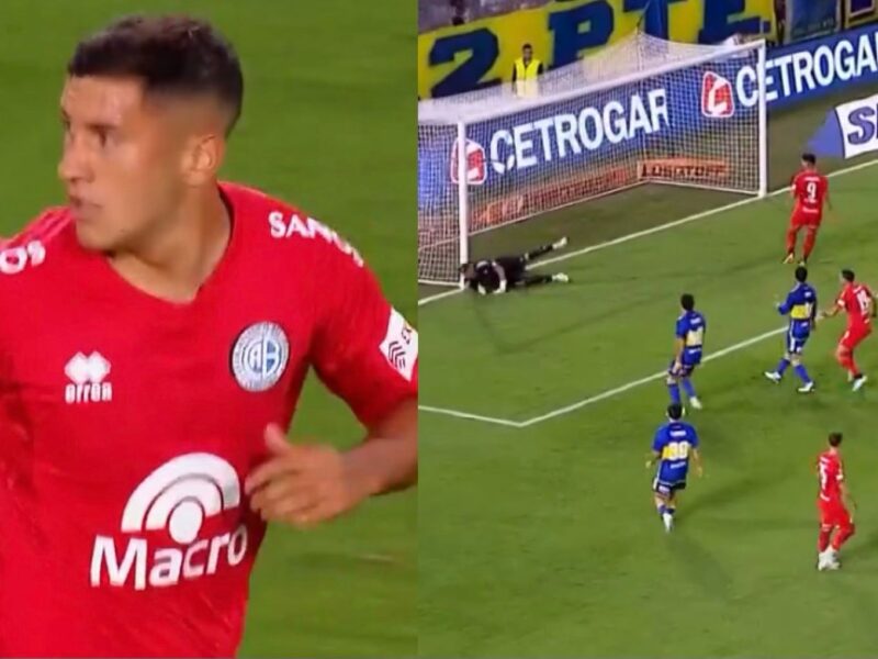 VIDEO | Volante chileno anotó un golazo de tiro libre a Boca en La Bombonera
