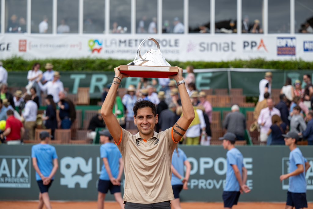 ¡Campeón! Alejandro Tabilo se coronó en Francia y alcanzará su mejor ranking ATP