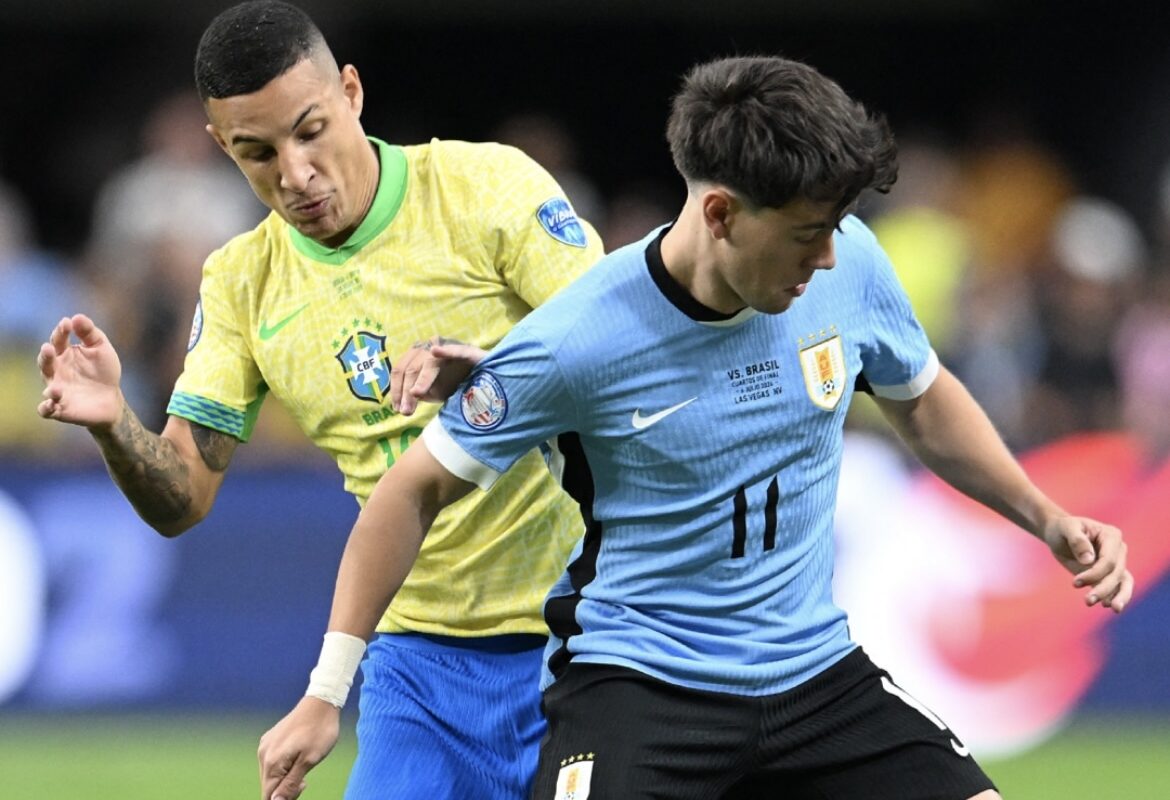 Uruguay eliminó en penales a Brasil y clasificó a semis de Copa América