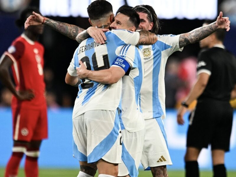 Argentina le ganó a Canadá y clasificó a una nueva final de Copa América