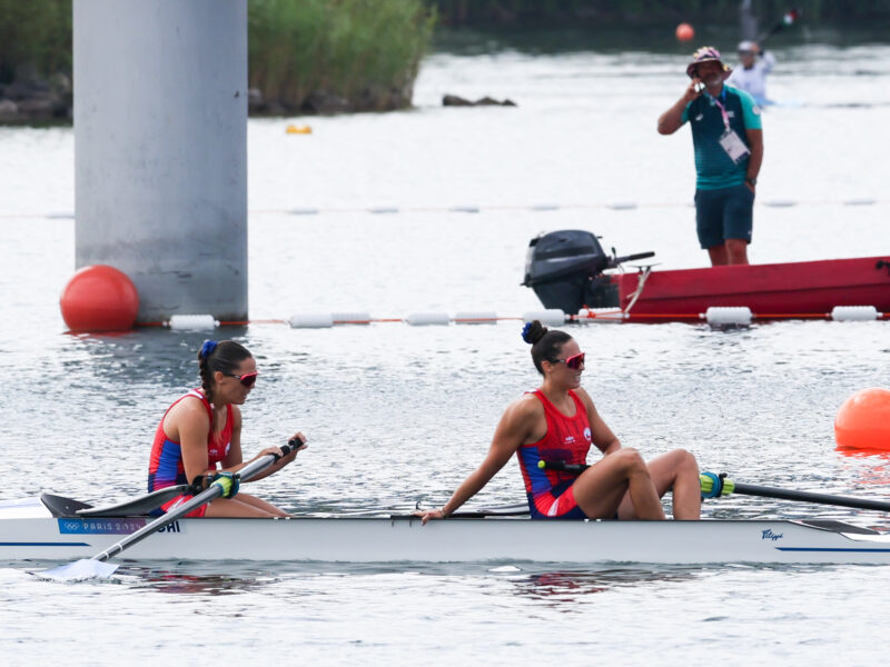 Las mellizas Abraham remataron cuartas en semis y quedaron sin opción de medallas