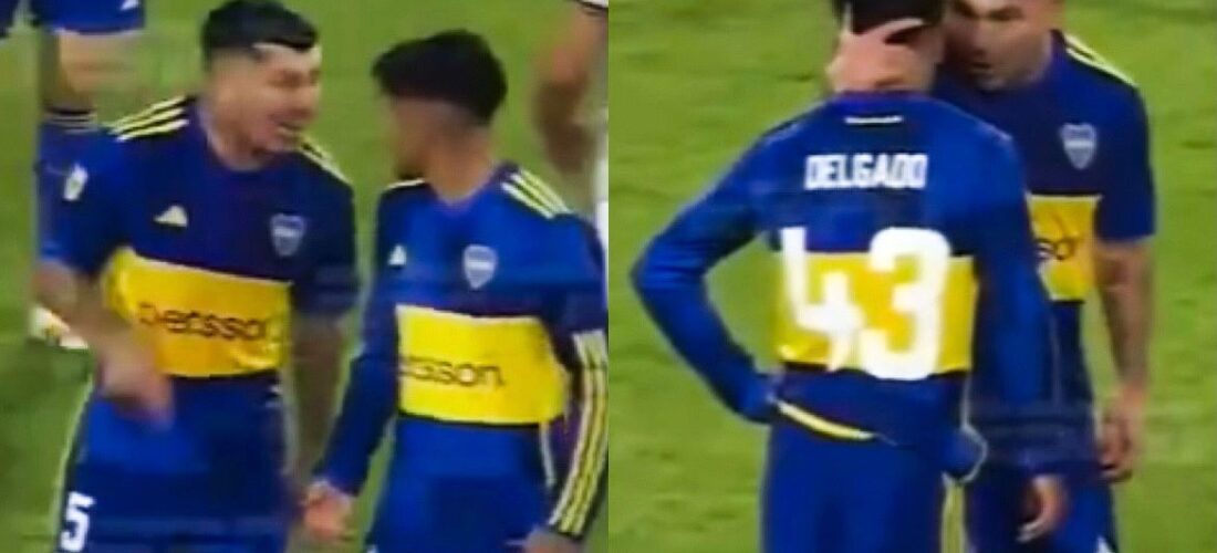 VIDEO | El encontrón de Gary Medel con un juvenil en su reestreno en Boca Juniors