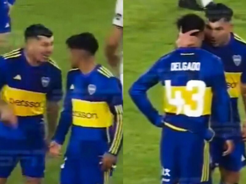 VIDEO | El encontrón de Gary Medel con un juvenil en su reestreno en Boca Juniors