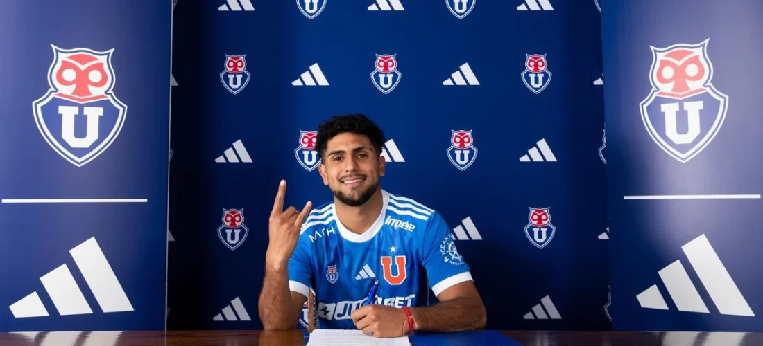 Antonio Díaz fue presentado como nuevo refuerzo de Universidad de Chile