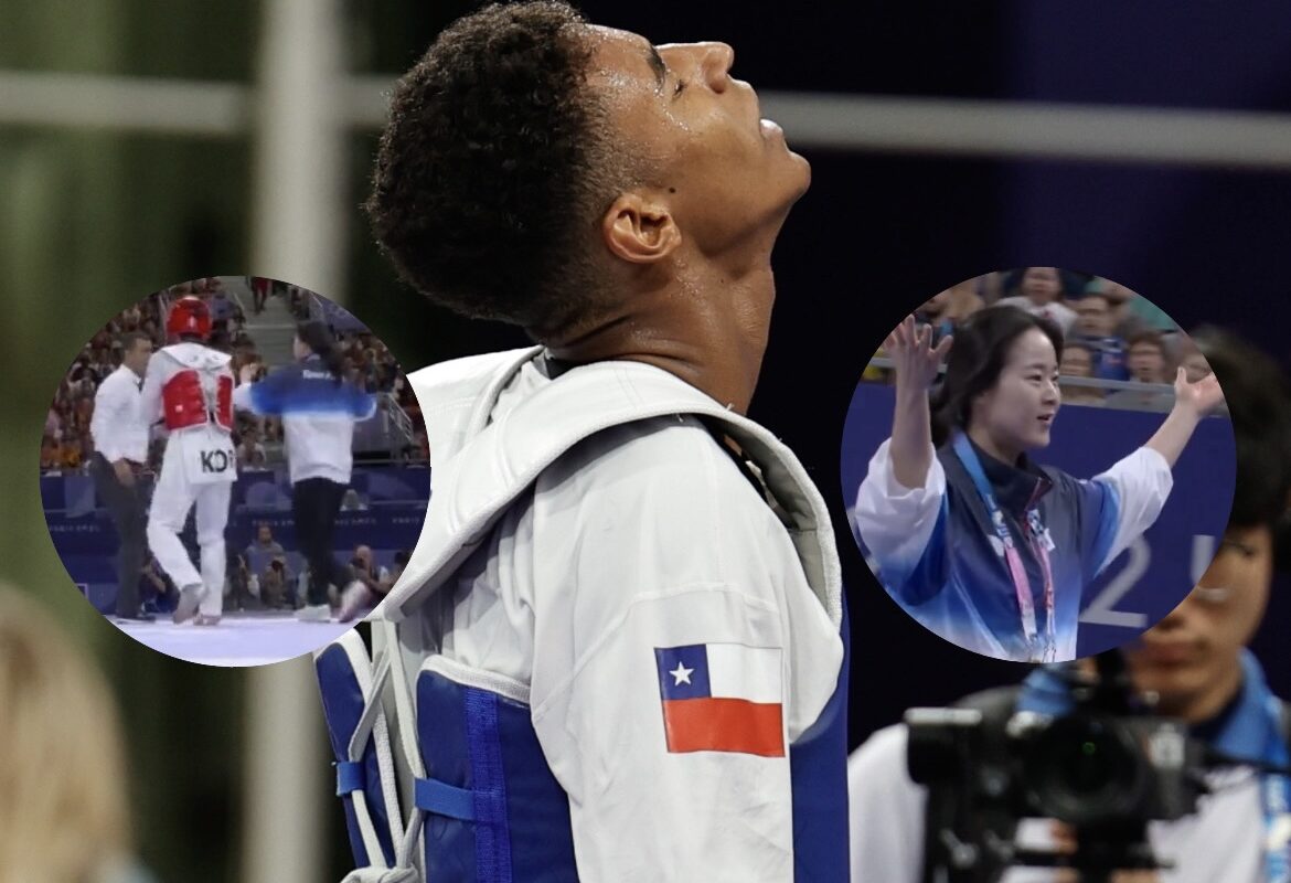 VIDEO | Así fue la polémica eliminación del chileno Joaquín Churchill en el taekwondo de París