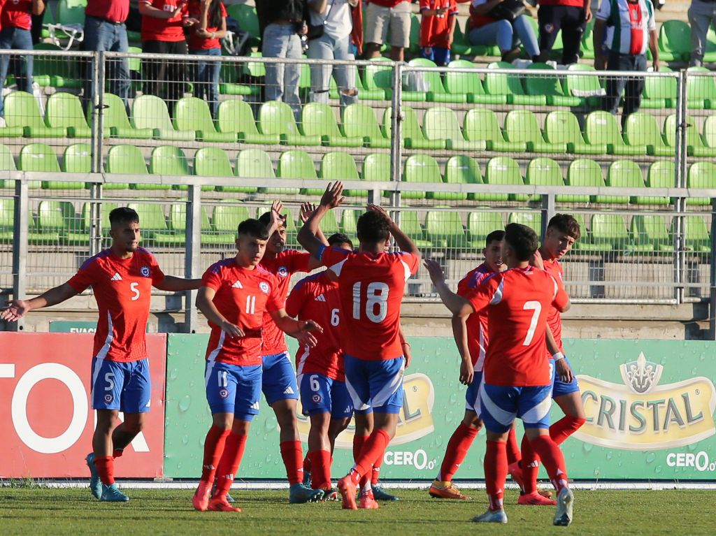 La Roja Sub 20 le ganó a Perú en amistoso de cara al Mundial de 2025