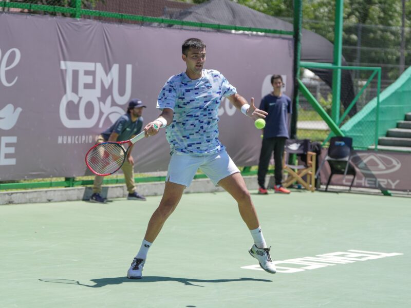 Adiós en cuartos: Tomás Barrios quedó fuera del Challenger de Temuco