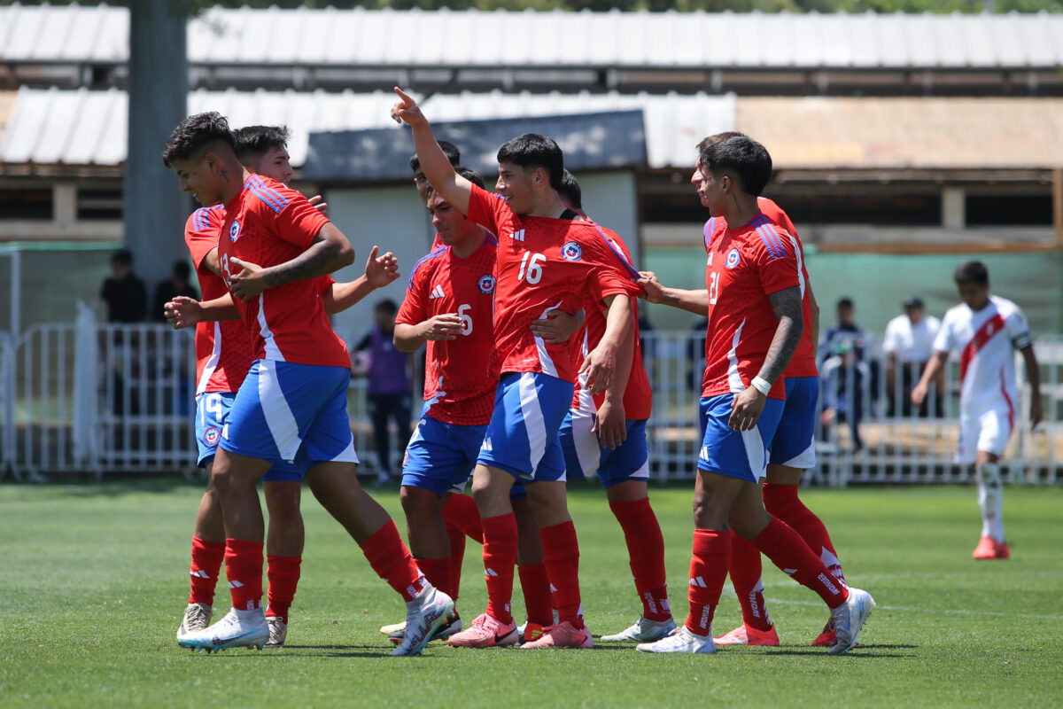 La Roja Sub 20 sumó un nuevo triunfo ante Perú en amistoso jugado en Quilín