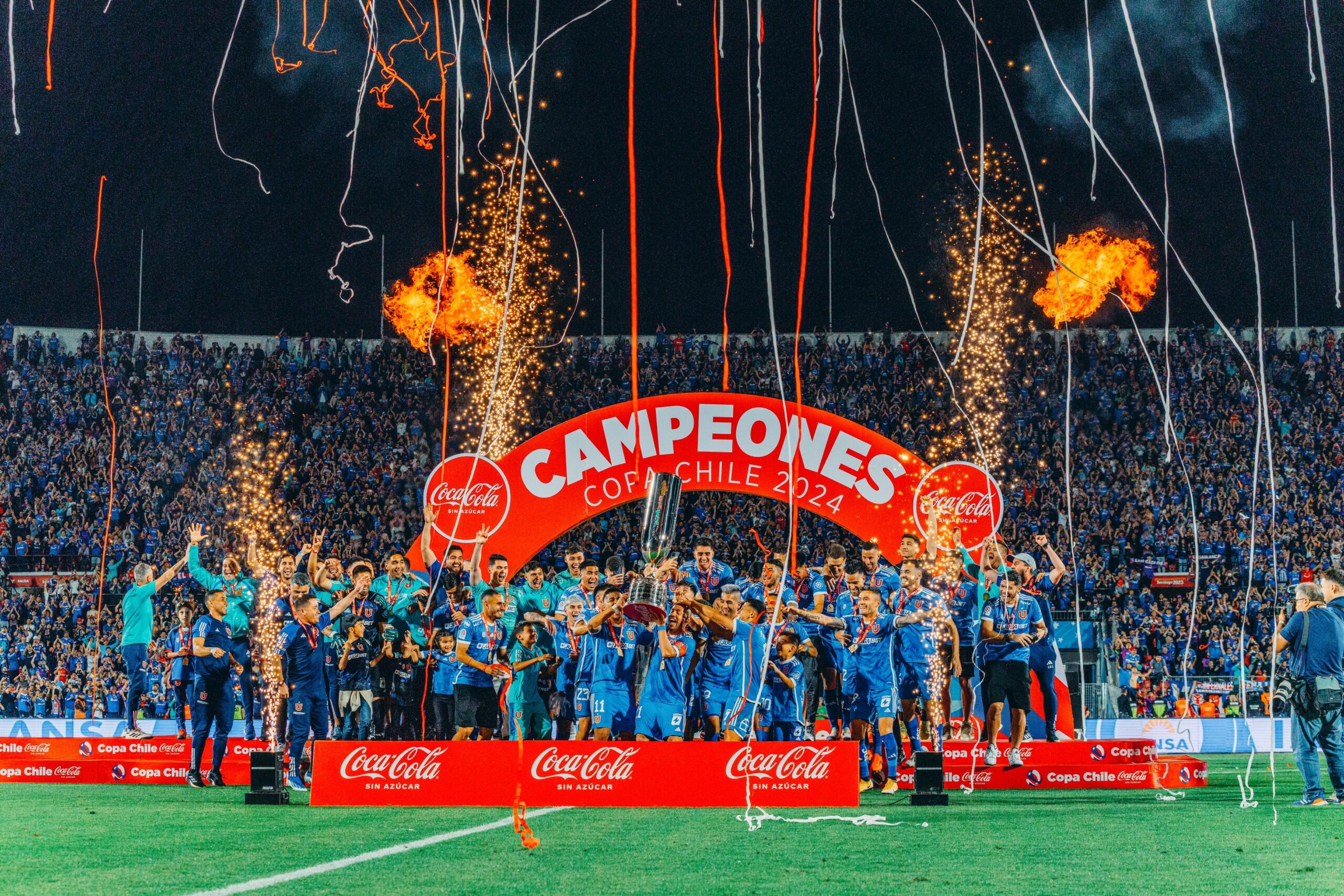 ¡Campeón! La U celebró ante Ñublense y conquistó la Copa Chile