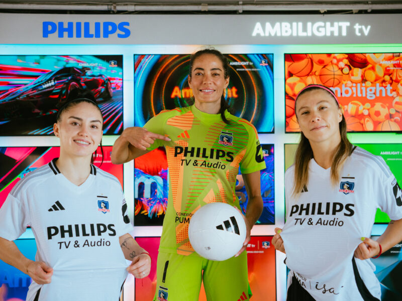 Philips TV & Audio se convirtió en el main sponsor del equipo femenino de Colo-Colo