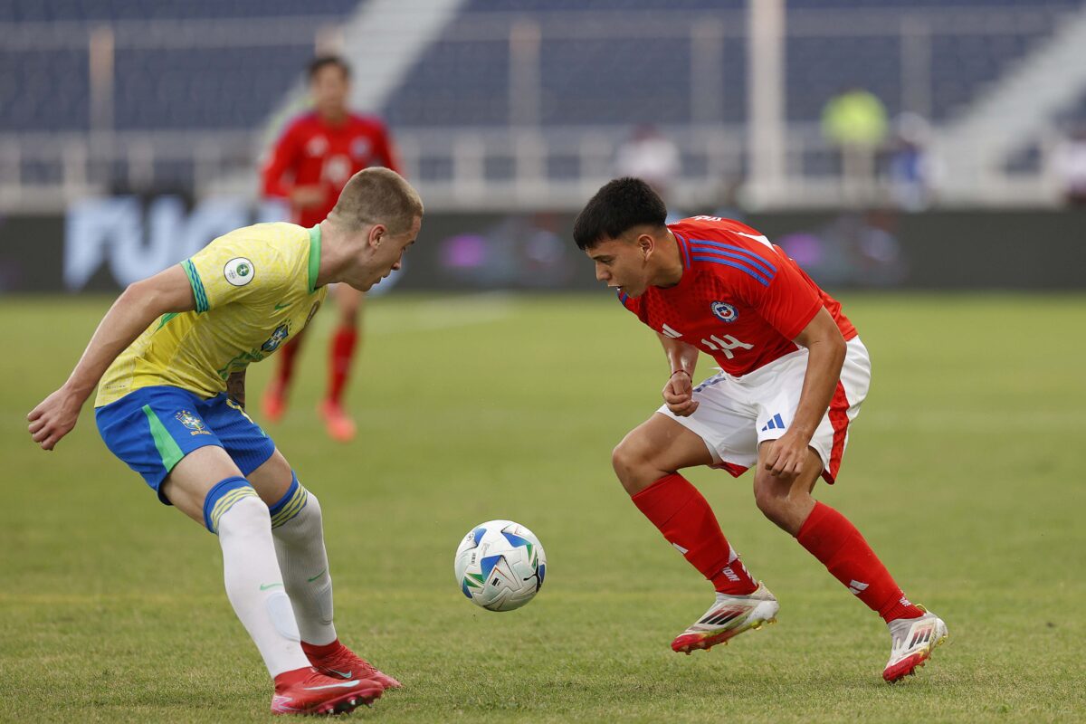 La Roja Sub 20 se despidió del Sudamericano con derrota por goleada ante Brasil