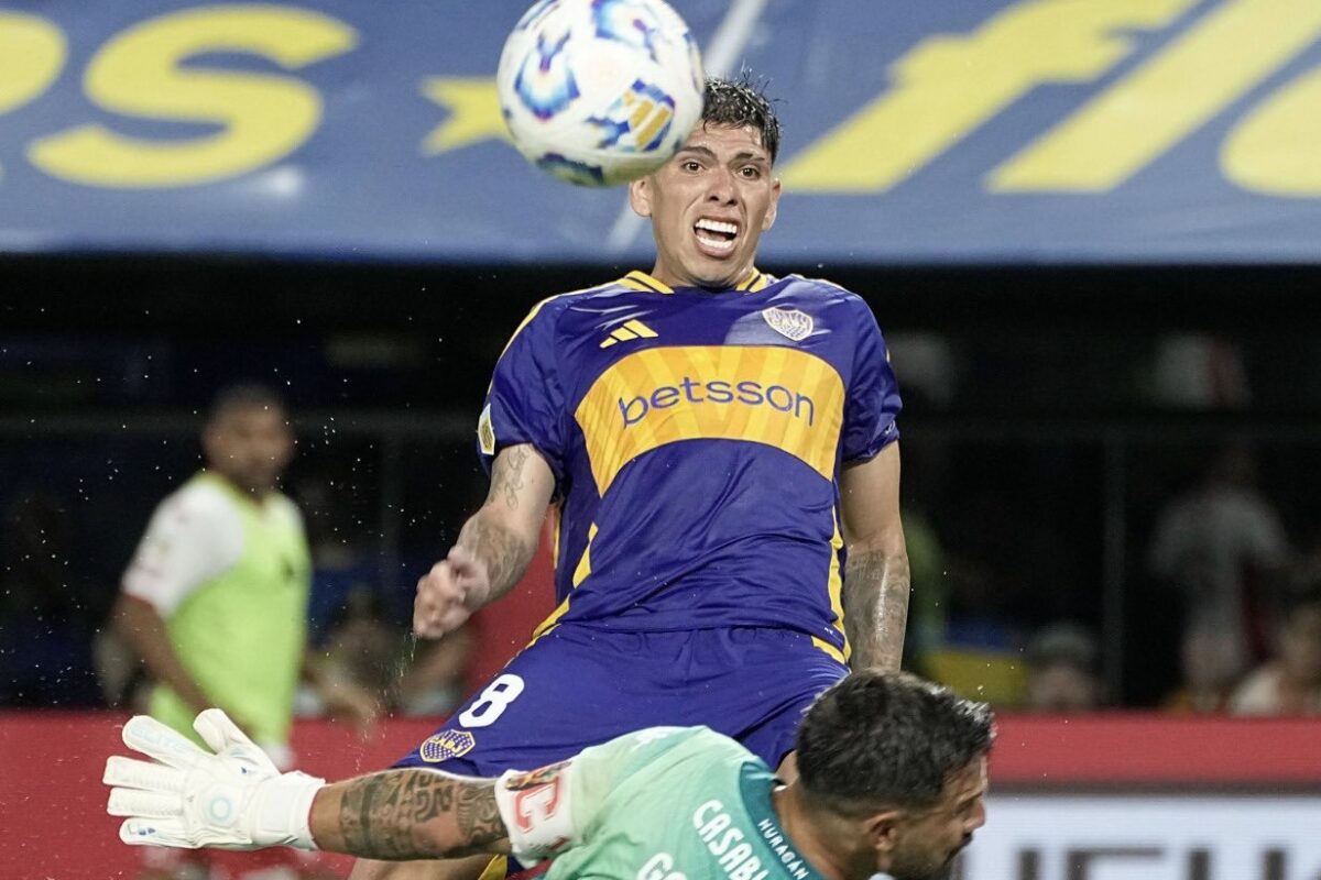 VIDEO | ¡Gol chileno! Carlos Palacios anotó su primer tanto por Boca Juniors