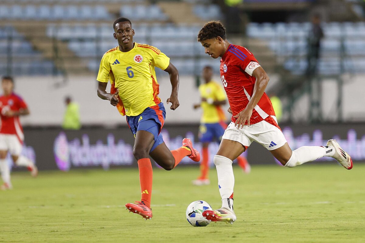 La Roja Sub 20 cayó ante Colombia y sigue colista del hexagonal en el Sudamericano