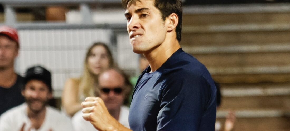 Garín derrotó en un difícil partido a Ficovich para avanzar a la segunda ronda del Chile Open