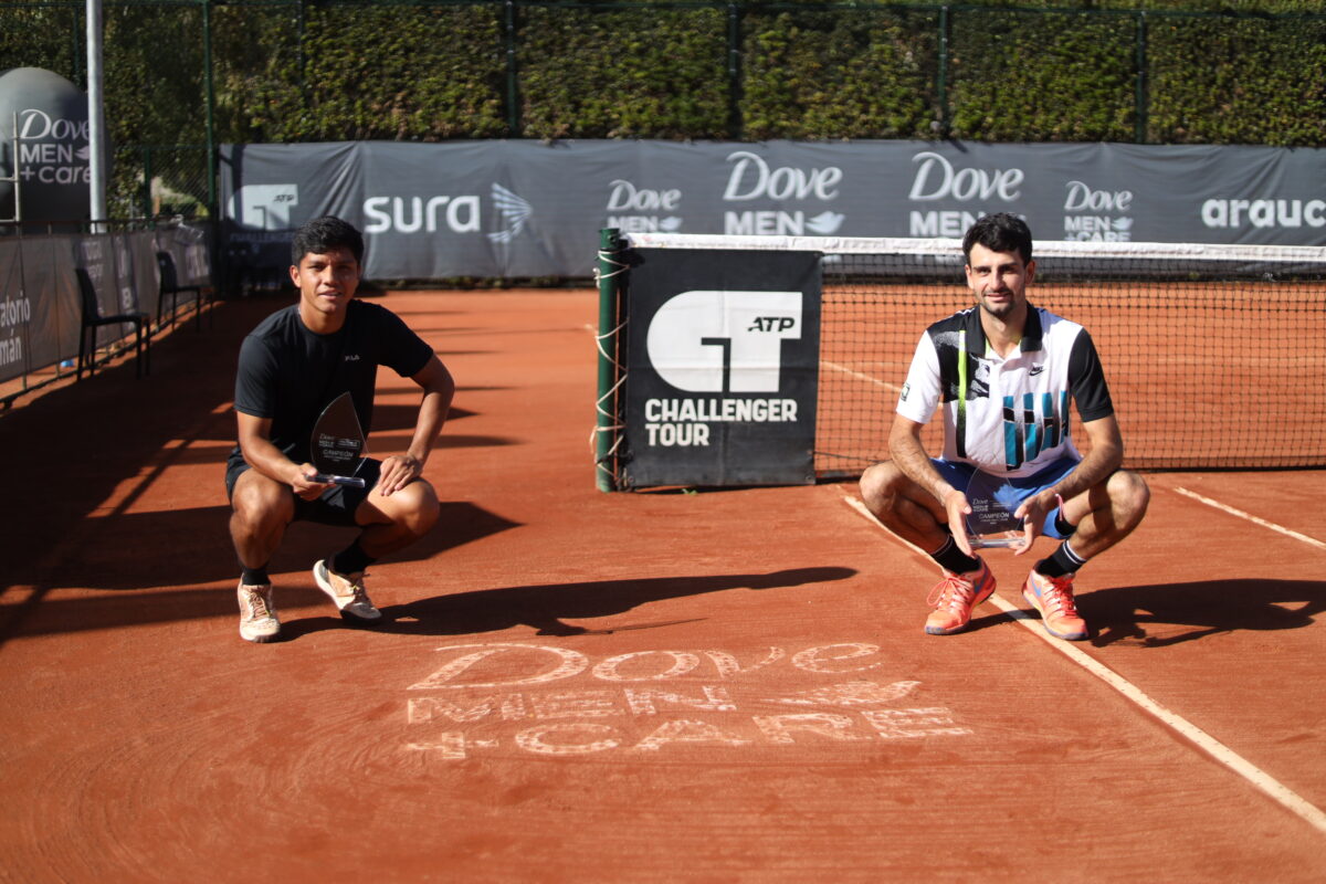 ¡Tres al hilo! Matías Soto vuelve a levantar el trofeo en dobles del Challenger de Concepción