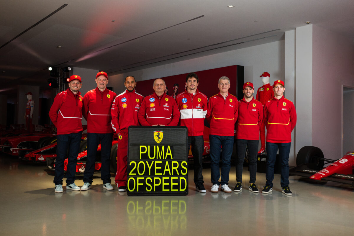 La Familia se reúne: Puma y Scuderia Ferrari HP celebran 20 años de velocidad