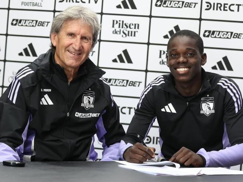 Abrochó a su futura joya: Colo Colo oficializó la firma del primer contrato profesional de Manley Clerveaux