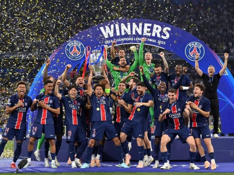PSG aplastó al Inter de Milán y se coronó campeón de Champions por primera vez en su historia