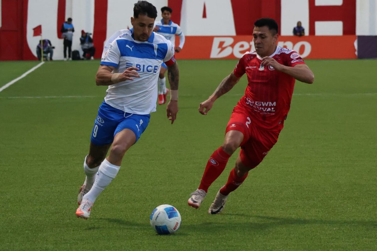 Daniel Garnero debutó al mando de la UC con un empate frente a Unión La Calera
