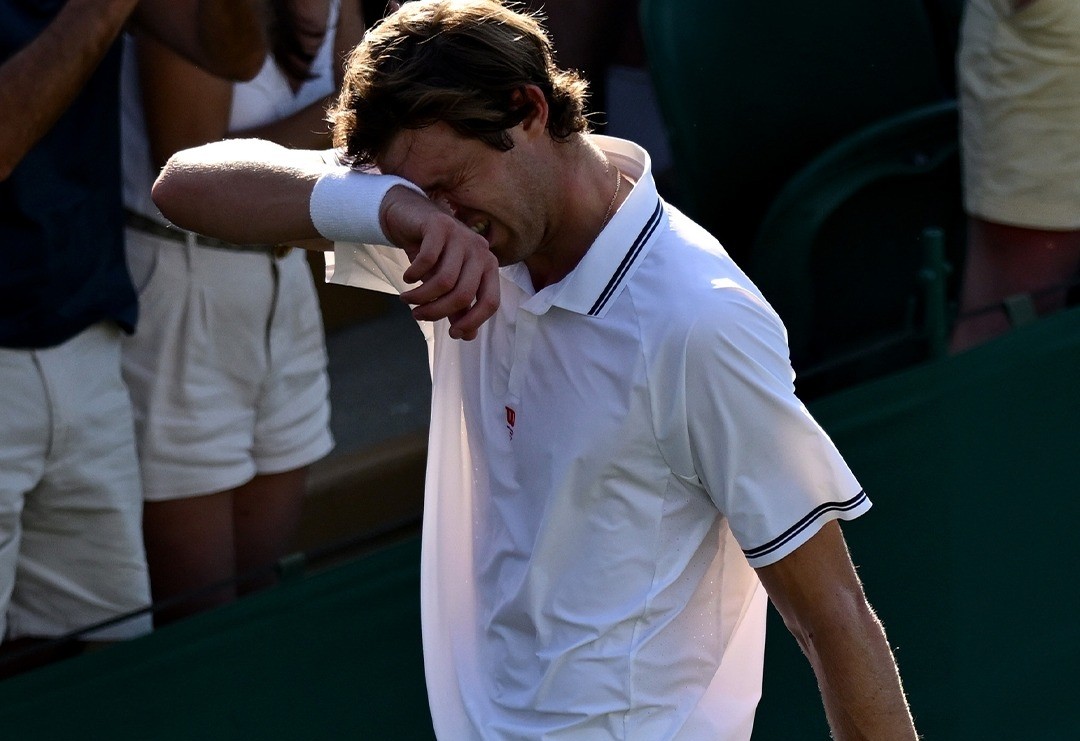 Nicolás Jarry cayó y se despidió de Wimbledon marcando un nuevo récord nacional
