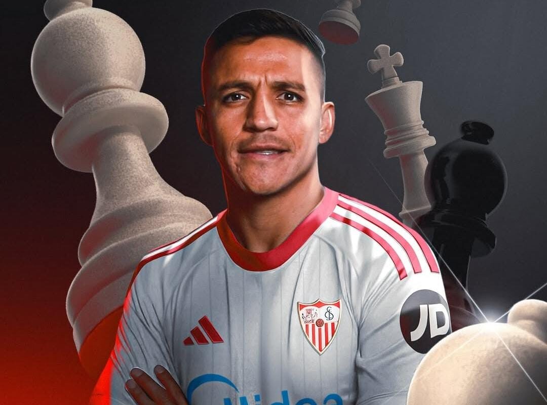 ¡Ya es oficial! Alexis Sánchez firmó con el Sevilla y es nuevo compañero de Gabriel Suazo