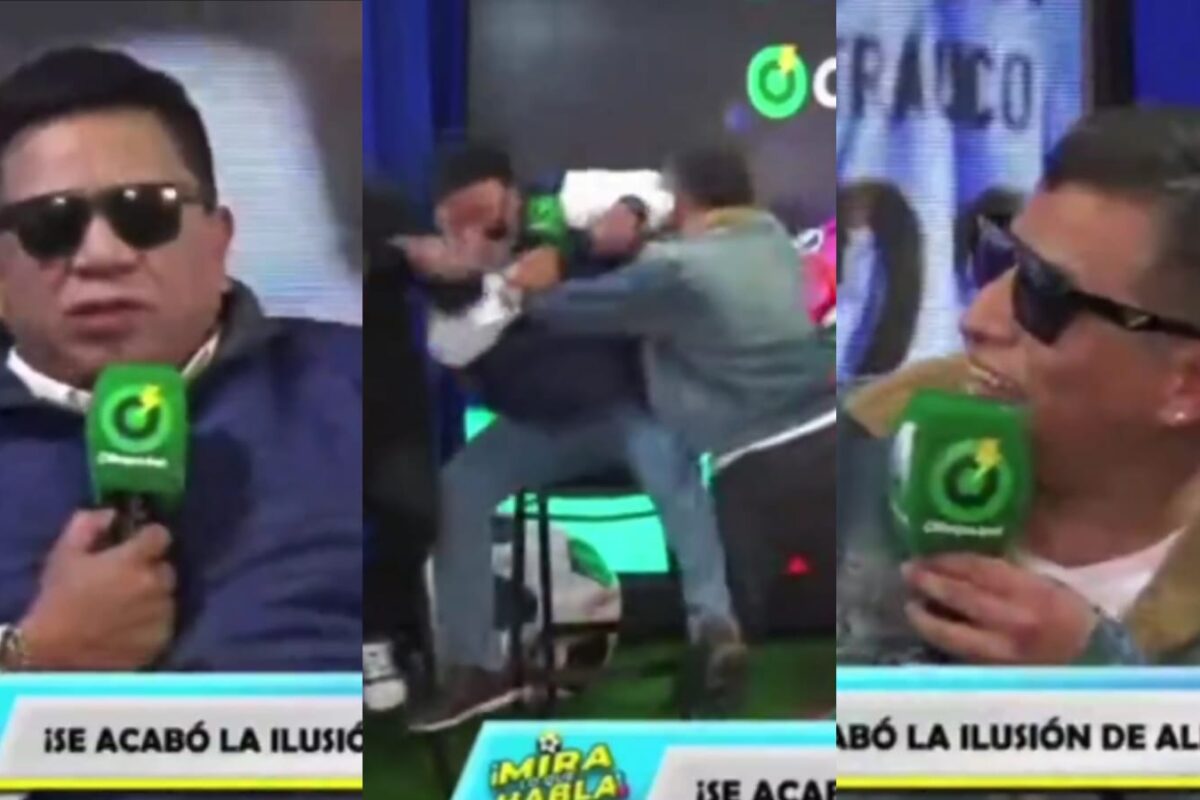 VIDEO | Terminaron a los golpes: El tenso momento de comentaristas peruanos tras triunfo de la U ante Alianza Lima