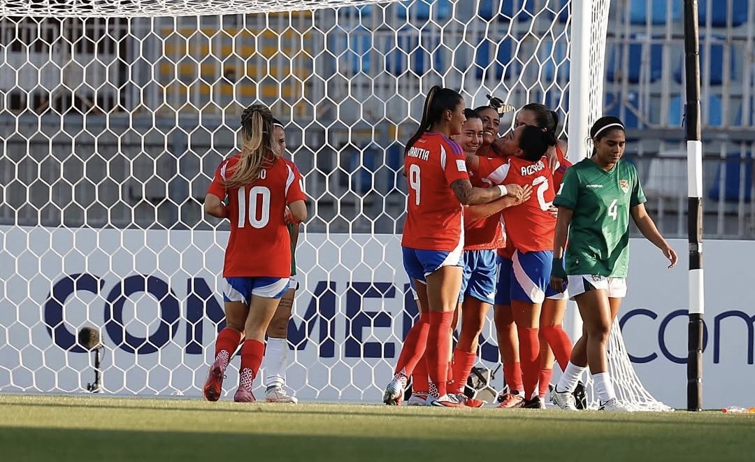 La Roja pasó por encima y goleó a Bolivia por la Liga de Naciones Femenina