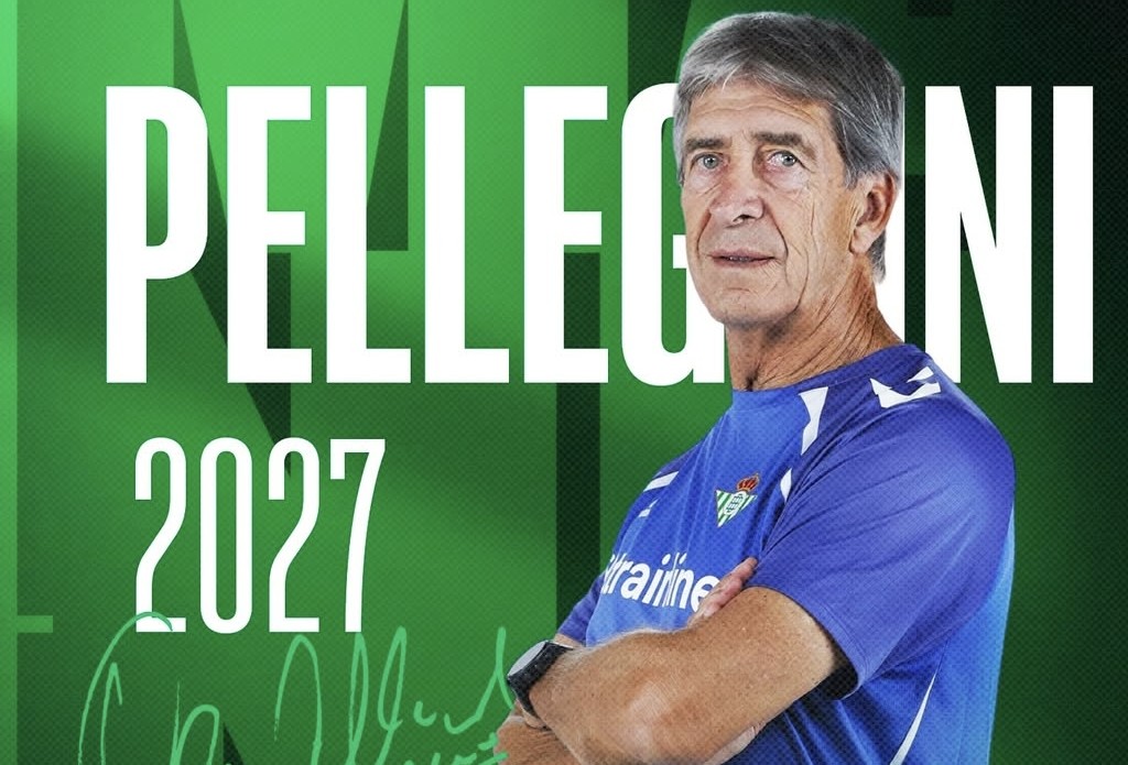 Fin al sueño de La Roja: Manuel Pellegrini renovó con Betis hasta 2027
