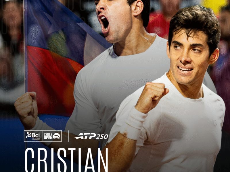 Vuelve el actual campeón: Cristián Garín estará presente en el Chile Open 2026