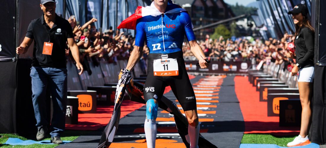 Diego Moya se consagró campeón del IRONMAN 70.3 Pucón 2026 y marcó un nuevo récord histórico