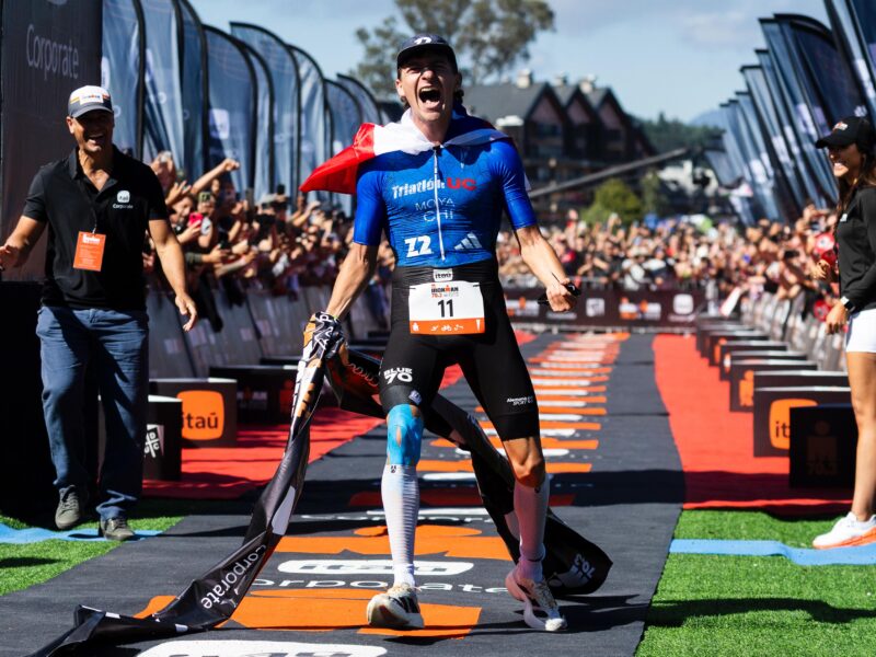 Diego Moya se consagró campeón del IRONMAN 70.3 Pucón 2026 y marcó un nuevo récord histórico