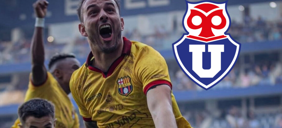 Barcelona de Ecuador oficializó la llegada de Octavio Rivero a Universidad de Chile