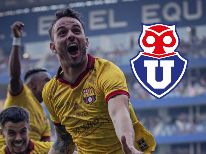 Barcelona de Ecuador oficializó la llegada de Octavio Rivero a Universidad de Chile