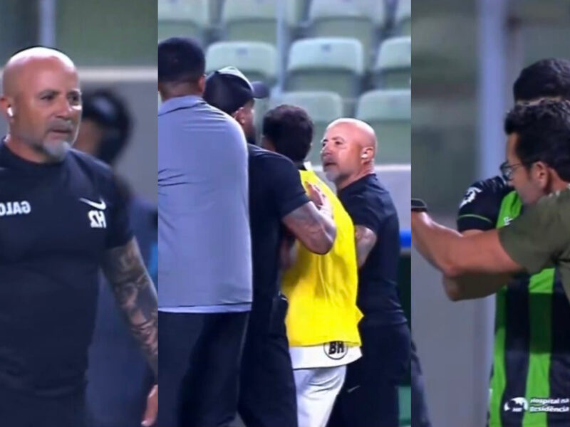 VIDEO | Jorge Sampaoli casi se fue a los golpes en el fútbol brasileño
