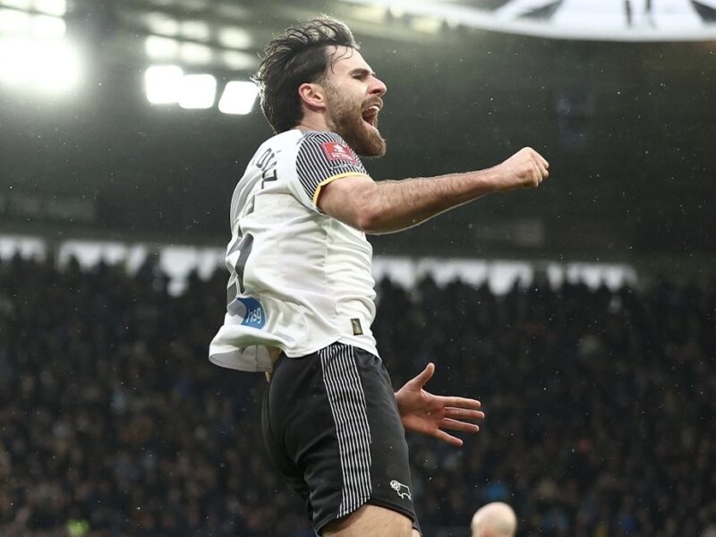 ¡Revisa el gol! Ben Brereton anotó en la eliminación del Derby County de la FA Cup