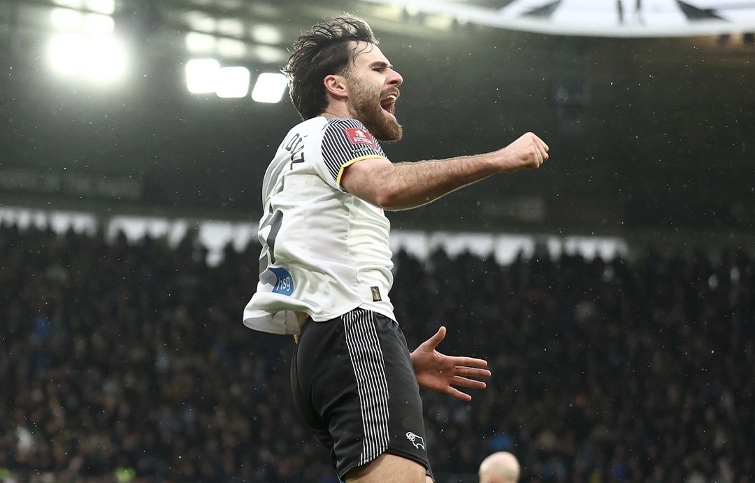 ¡Revisa el gol! Ben Brereton anotó en la eliminación del Derby County de la FA Cup