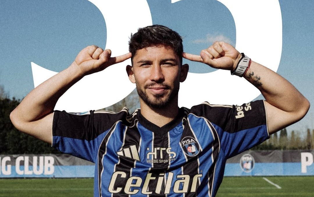 ¡Ya es oficial! Felipe Loyola fue presentado en el Pisa de la Serie A italiana
