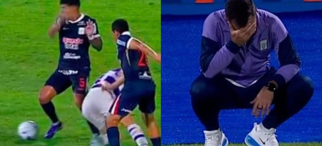 ¡Duro debut! Esteban Pavez salió lesionado y con derrota en su primer partido con Alianza Lima