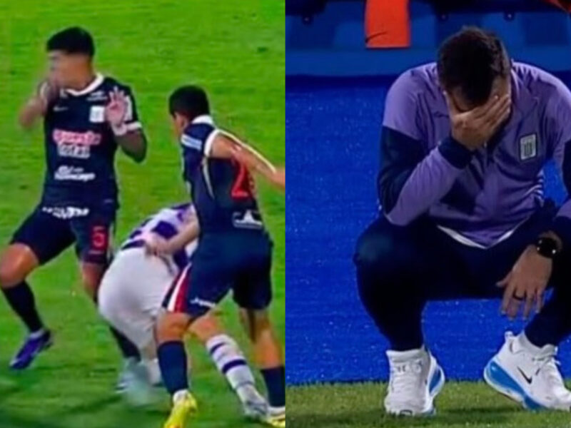 ¡Duro debut! Esteban Pavez salió lesionado y con derrota en su primer partido con Alianza Lima
