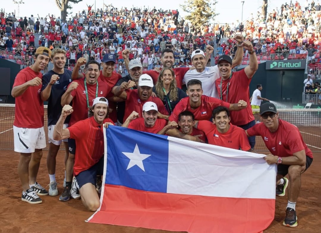 ¡Ascenso notable! El equipo chileno de Copa Davis quedó cerca del Top 10 mundial