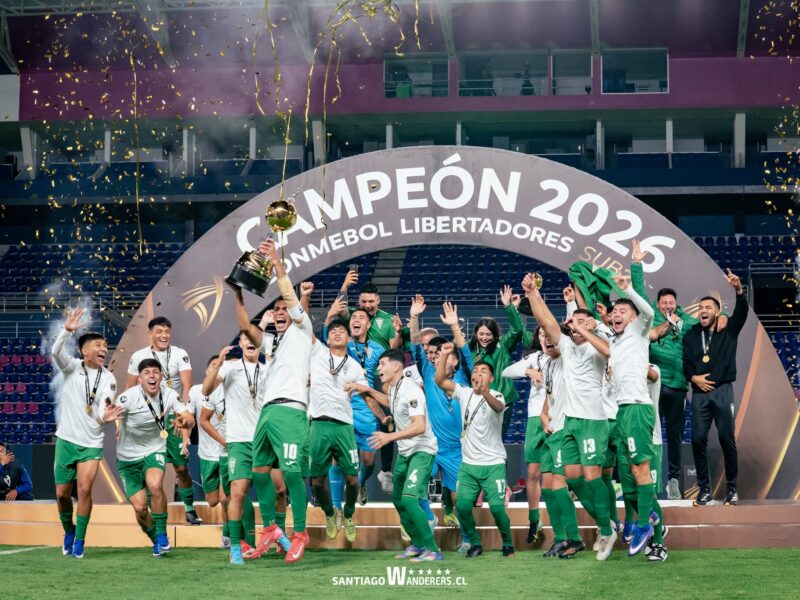 El notable récord sudamericano para Chile tras el título de Wanderers en la Libertadores Sub 20